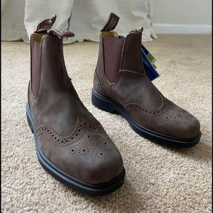 Blundstone Rustic Brown Brogue Boots